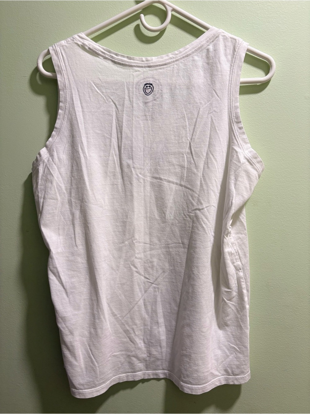 Life Is Good White Women's Classic Fit Tank with Logo - Picture 4 of 4